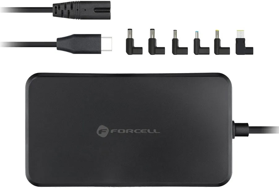 Lader Forcell F-Energy E856, 65W, Svart