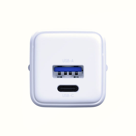 Nettlader 3MK Hyper, 20W, 3A, 1 x USB-A - 1 x USB-C, Hvit