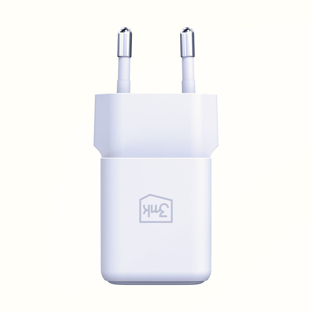 Nettlader 3MK Hyper, 20W, 3A, 1 x USB-A - 1 x USB-C, Hvit