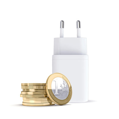 3MK Hyper Nettlader, 45W, 2 x USB-C, Hvit