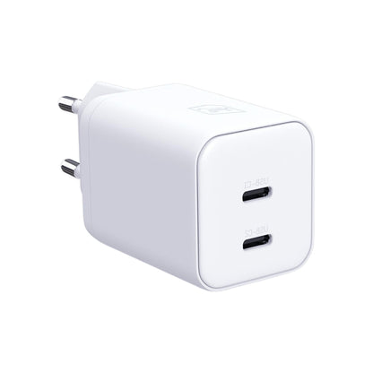 3MK Hyper Nettlader, 45W, 2 x USB-C, Hvit