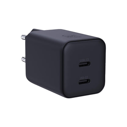 3MK Hyper Nettlader, 45W, 2 x USB-C, Svart