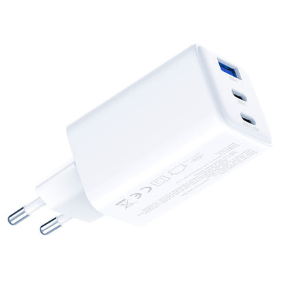 Nettlader 3MK Hyper, 65W, 3.25A, 1 x USB-A - 2 x USB-C, Hvit