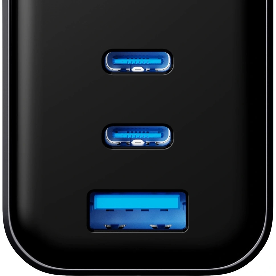 3MK InCharge Lumin Display Nettlader, 67W, 5A, 1 x USB-A - 2 x USB-C, Svart