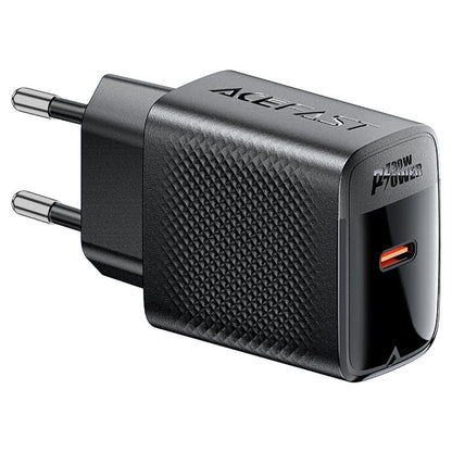 Acefast A102 nettverkslader, 30W, 3A, 1 x USB-C, Svart