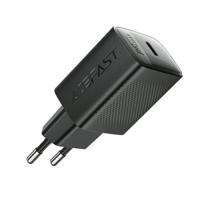 Nettlader Acefast A104, 25W, 3A, 1 x USB-C, Svart
