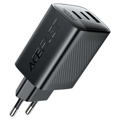 Nettlader Acefast A108, 67W, 3A, 1 x USB-A - 2 x USB-C, Svart