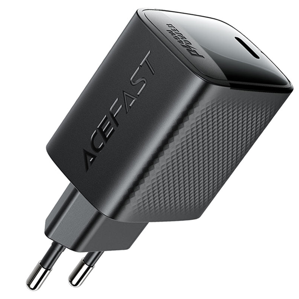 Nettlader Acefast A112, 45W, 3A, 1 x USB-C, Svart