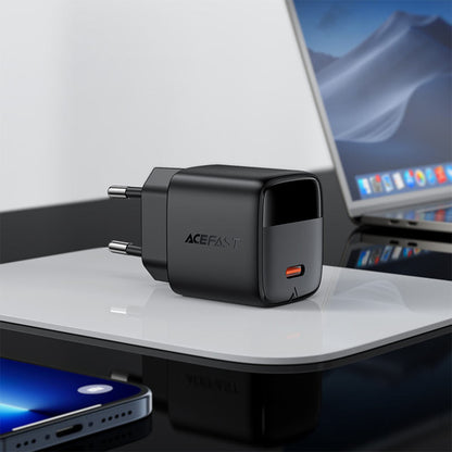 Acefast A113 Display Nettlader, 20W, 3A, 1 x USB-C, Svart
