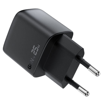 Acefast A114 Display Nettlader, 25W, 3A, 1 x USB-A - 1 x USB-C, Svart
