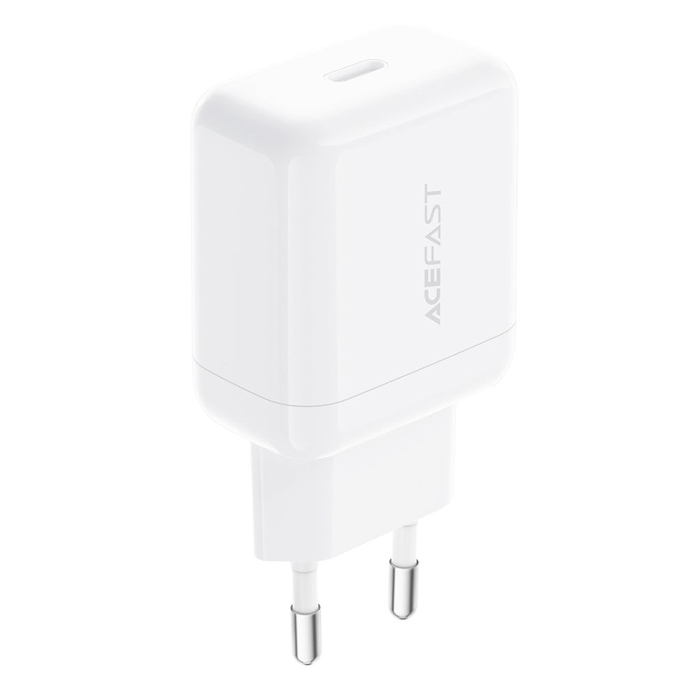 Acefast A130 nettverkslader, 20W, 3A, 1 x USB-C, Hvit
