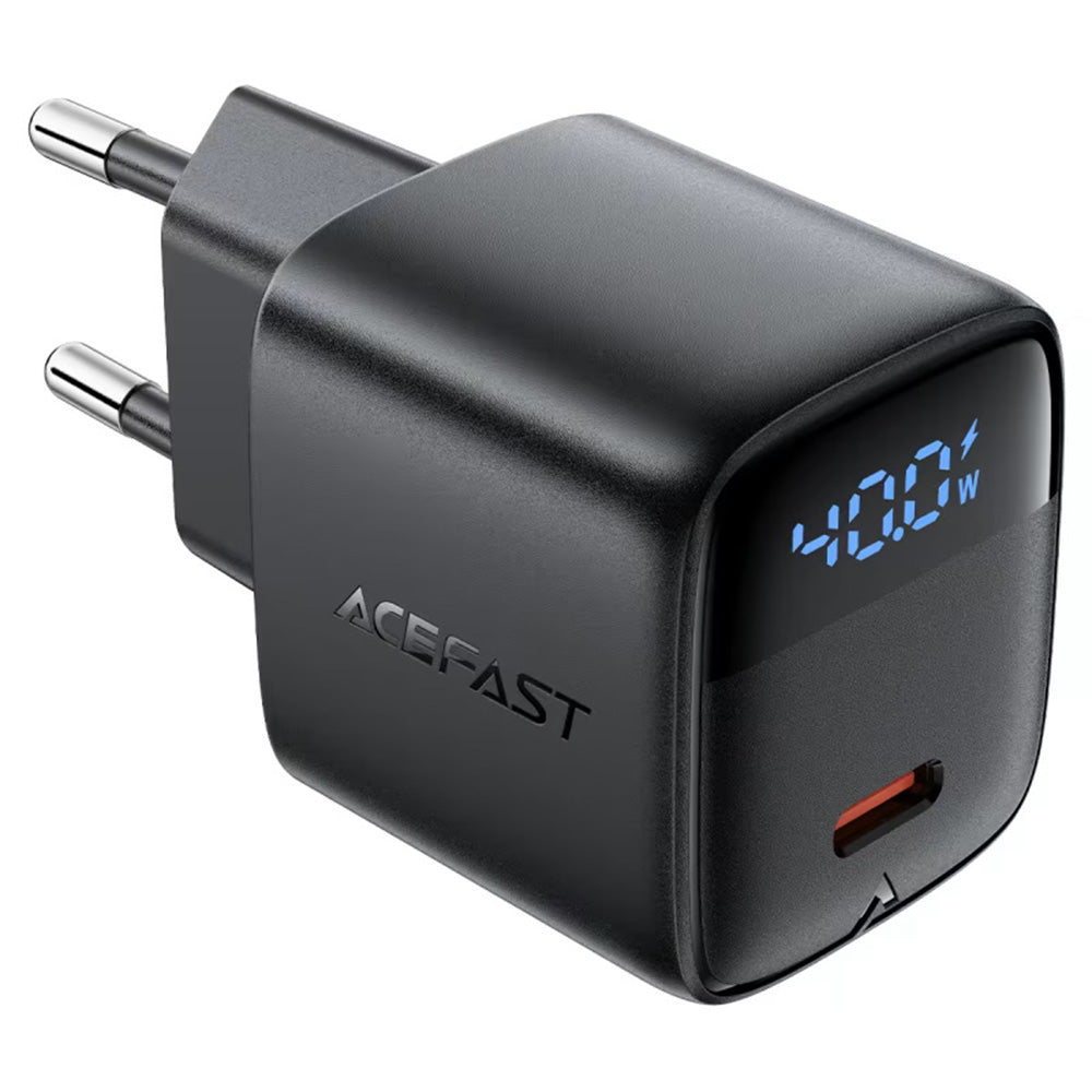 Acefast A135 Display Nettlader, 45W, 3A, 1 x USB-C, Svart