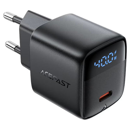 Acefast A135 Display Nettlader, 45W, 3A, 1 x USB-C, Svart