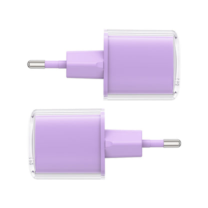 Acefast A53 Sparkling Display nettverkslader, 30W, 3A, 1 x USB-C, Lilla