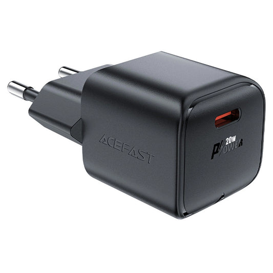 Nettlader Acefast A73 Mini, 20W, 3A, 1 x USB-C, Svart