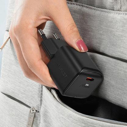 Nettlader Acefast A73 Mini, 20W, 3A, 1 x USB-C, Svart