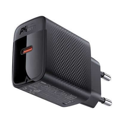 Acefast A82 nettverkslader, 20W, 3A, 1 x USB-C, Svart