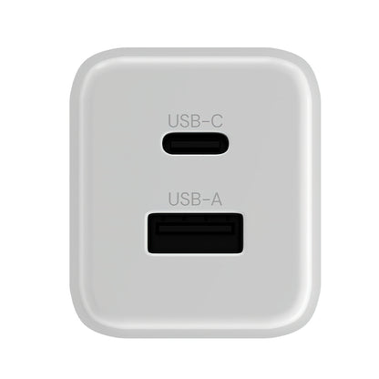 Allity Nettlader. ATC-01-45WCC Fast, 45W, 3A, 1 x USB-A - 1 x USB-C, Hvit