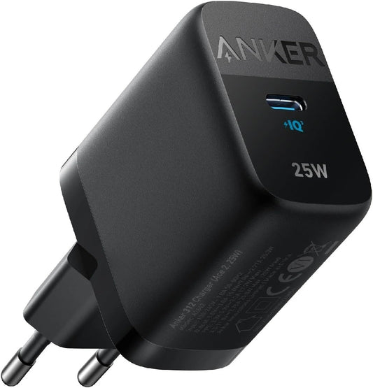 Anker 312 Ace nettadapter, 25W, 1 x USB-C, svart A2642G11