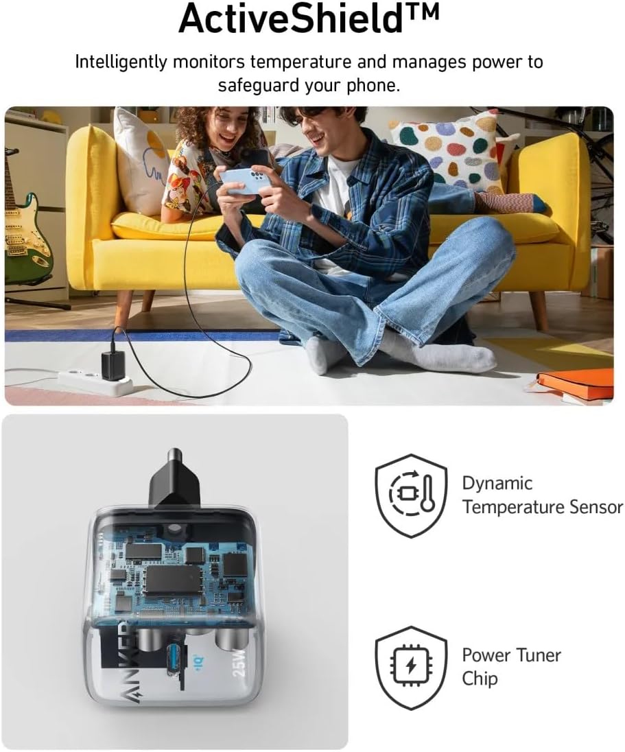 Anker 312 Ace nettadapter, 25W, 1 x USB-C, svart A2642G11