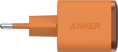 Anker Nano Display Nettlader, 45W, 3A, 1 x USB-C, Oransje A121DGO1