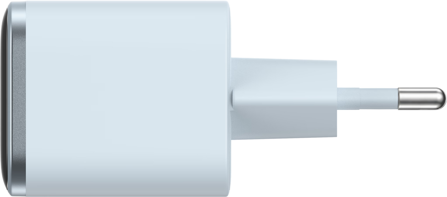Anker Nano Display Nettlader, 45W, 3A, 1 x USB-C, Blå A121DG31