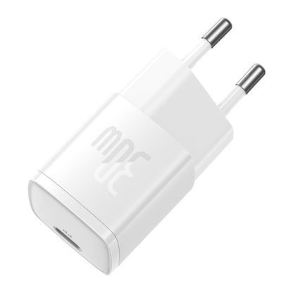 Baseus Cube Pro nettverkslader, 30W, 3A, 1 x USB-C, Hvit CCXF000302