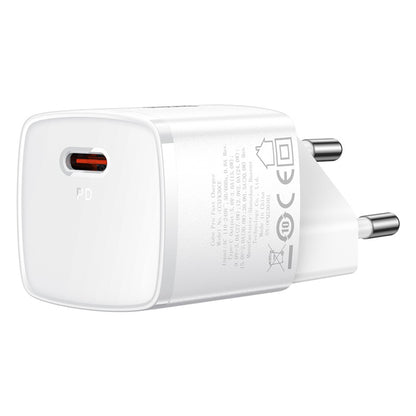 Baseus Cube Pro nettverkslader, 30W, 3A, 1 x USB-C, Hvit CCXF000302