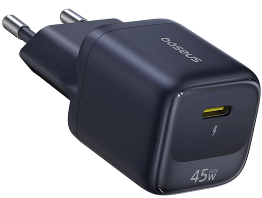 Baseus EnerFill FN22 Nettlader, 45W, 3A, 1 x USB-C, Svart E0123300