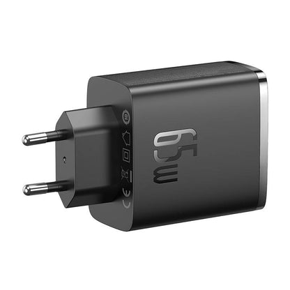 Baseus OS-Cube Pro nettverkslader, 65W, 3.25A, 1 x USB-A - 2 x USB-C, Svart P10152301113-00