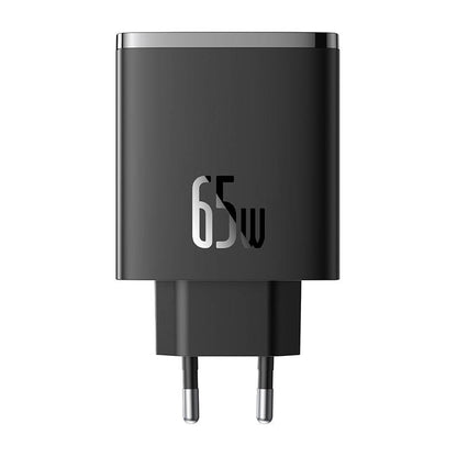 Baseus OS-Cube Pro nettverkslader, 65W, 3.25A, 1 x USB-A - 2 x USB-C, Svart P10152301113-00