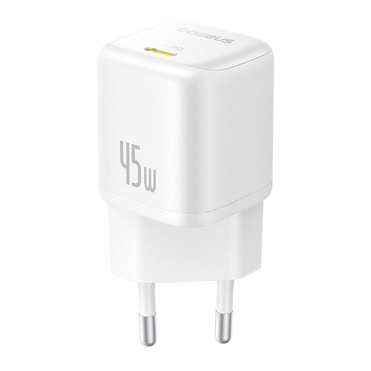 Baseus PicoGo Nettlader, 45W, 3A, 1 x USB-C, Hvit P10176800213-00