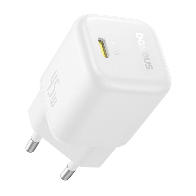 Baseus PicoGo Nettlader, 45W, 3A, 1 x USB-C, Hvit P10176800213-00