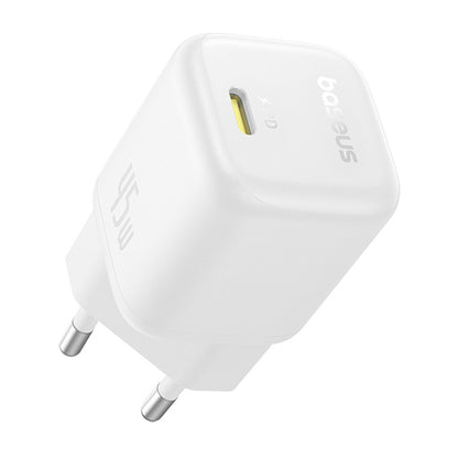 Baseus PicoGo Nettlader, 45W, 3A, 1 x USB-C, Hvit P10176800213-00