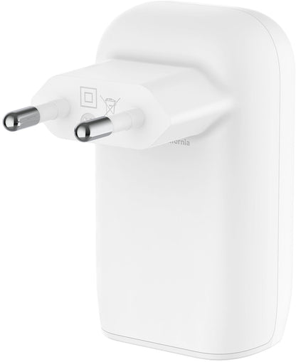 Belkin BoostCharge nettadapter, 67W, 3A, 3 x USB-C, hvit WCC002vfWH