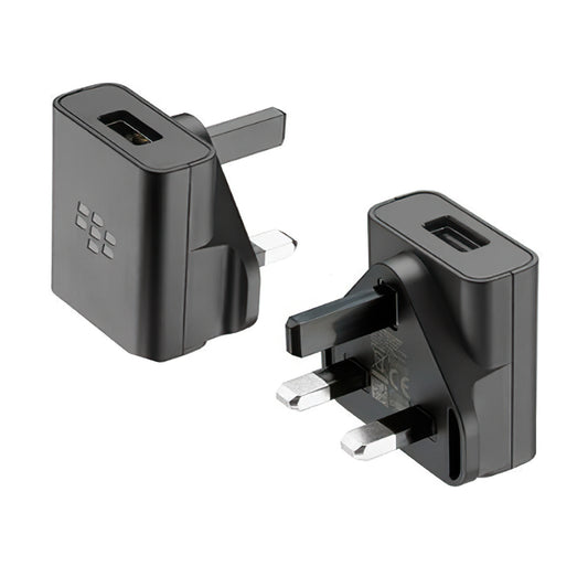 BlackBerry RM0300 UK Nettadapter, 6,5W, 1,3A, 1 x USB-A, Svart ASY-58929-003