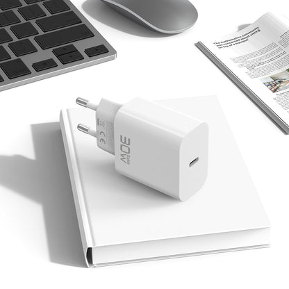 Blavec BC-14 nettadapter, 30 W, 3 A, 1 x USB-C, hvit