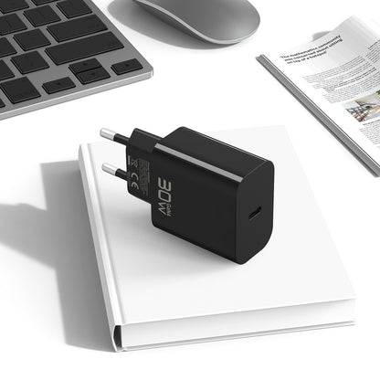 Blavec BC-14 nettadapter, 30 W, 3 A, 1 x USB-C, svart