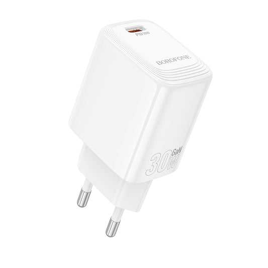 Borofone BN28 Fuente nettverkslader, 30W, 3A, 1 x USB-C, Hvit