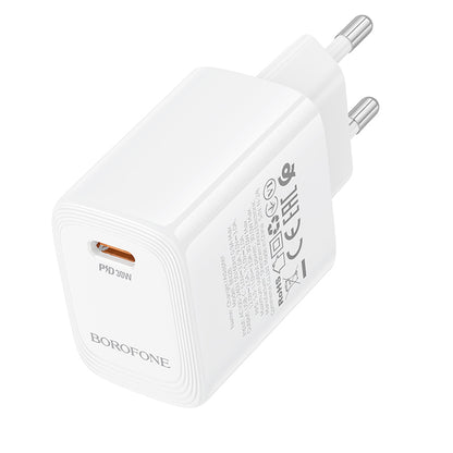 Borofone BN28 Fuente nettverkslader, 30W, 3A, 1 x USB-C, Hvit