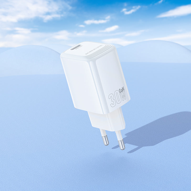 Borofone BN28 Fuente nettverkslader, 30W, 3A, 1 x USB-C, Hvit