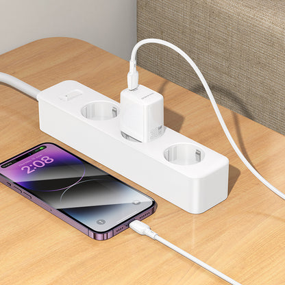 Borofone BN28 Fuente nettverkslader, 30W, 3A, 1 x USB-C, Hvit