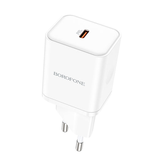 Nettlader Borofone BN6 Field, 20W, 3A, 1 x USB-C, Hvit