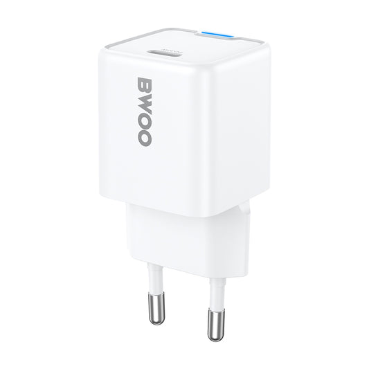 Nettlader BWOO CDA211, 30W, 3A, 1 x USB-C, Hvit