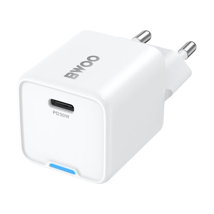 Nettlader BWOO CDA211, 30W, 3A, 1 x USB-C, Hvit