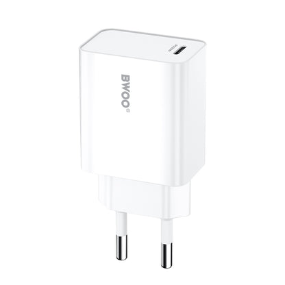 Nettlader BWOO CDA226, 20W, 3A, 1 x USB-C, Hvit