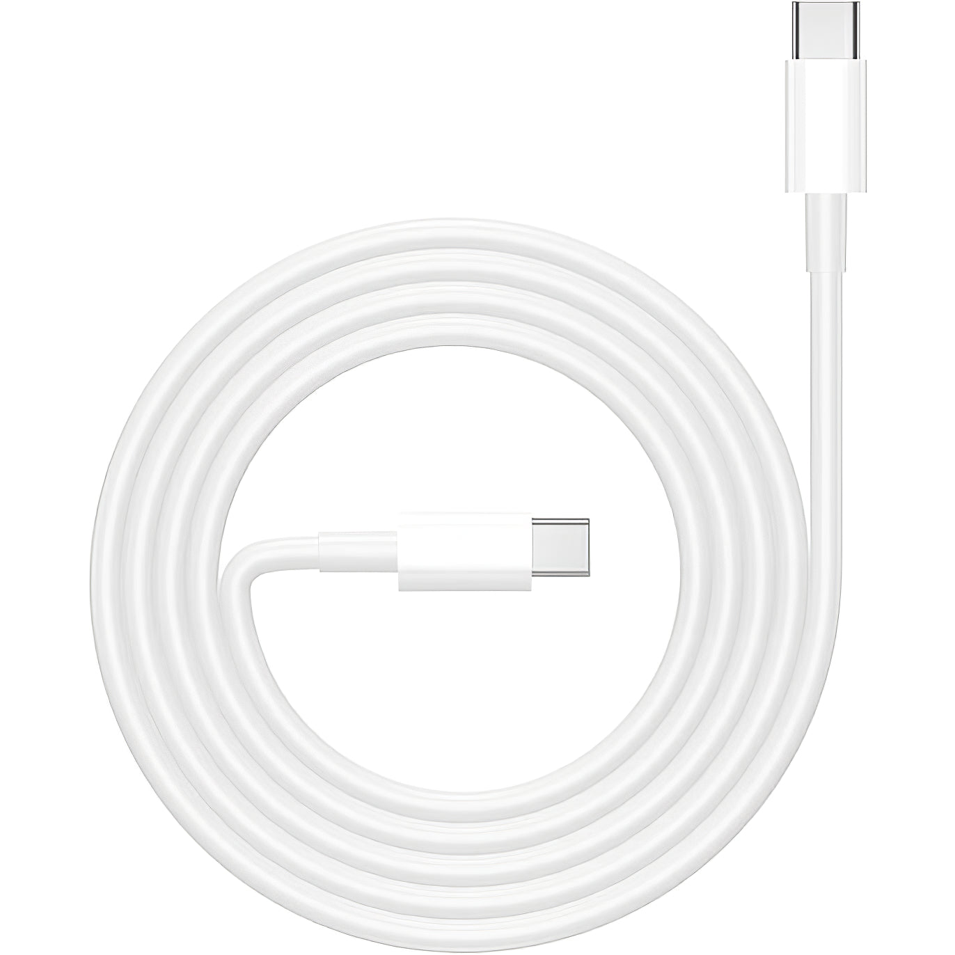 Nettlader med USB-C-kabel Prestico F8S, 20W, 3A, 1 x USB-C, hvit