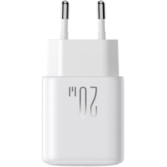 Nettlader med USB-C-kabel Joyroom JR-TCF20, 20W, 3A, 1 x USB-C, Hvit