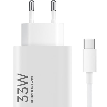 Nettlader med USB-C-kabel Xiaomi, 33W, 3A, 1 x USB-A, Hvit BHR9956EU