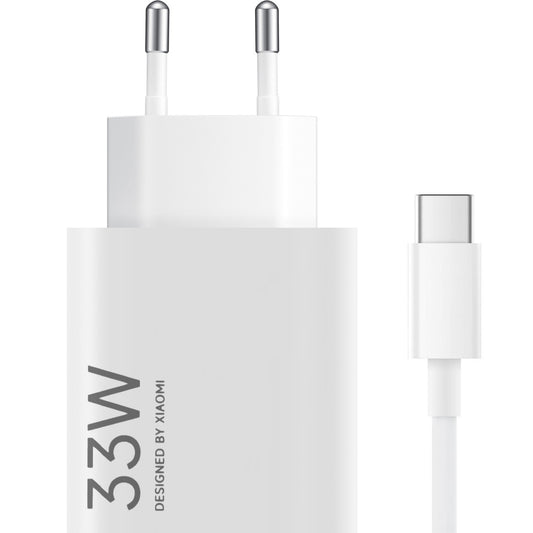 Nettlader med USB-C-kabel Xiaomi, 33W, 3A, 1 x USB-A, Hvit BHR9956EU